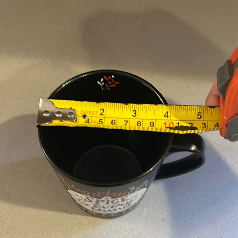 Black and Orange Halloween Fall Autumn Pumpkin Spice Mug - Picture 7 of 9